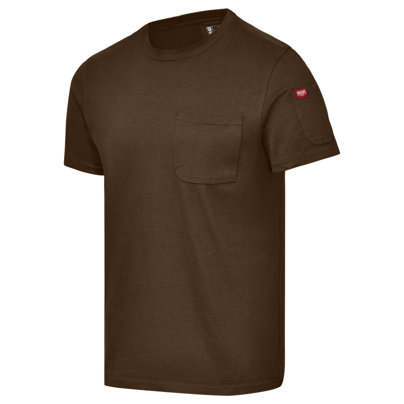 Men's Short Sleeve Heavyweight Slim Fit Cotton T-Shirt image number 12