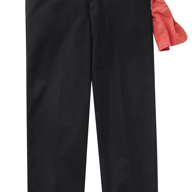 Men's Plain Front Cotton Pant image number 4