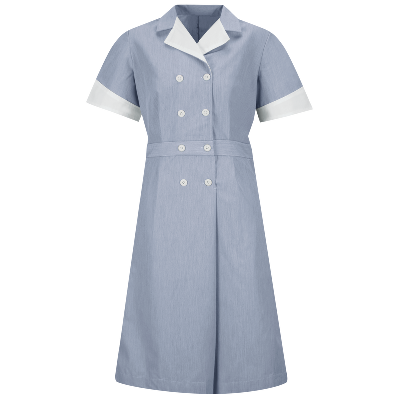 Women's Double-Breasted Lapel Dress image number 1