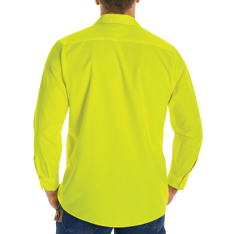 Long Sleeve Enhanced Visibility Ripstop Work Shirt image number 4