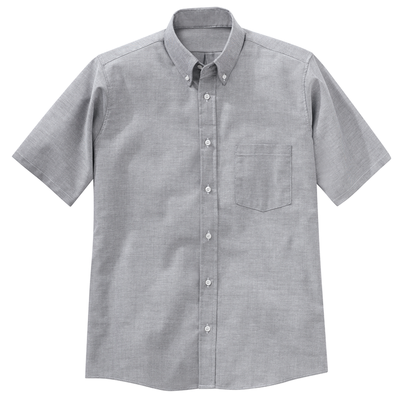 Men's Short Sleeve Executive Oxford Dress Shirt image number 4