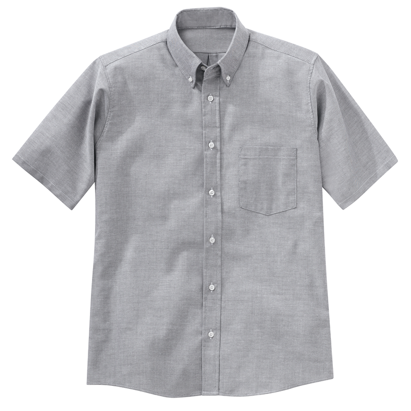 Men's Short Sleeve Executive Oxford Dress Shirt image number 3