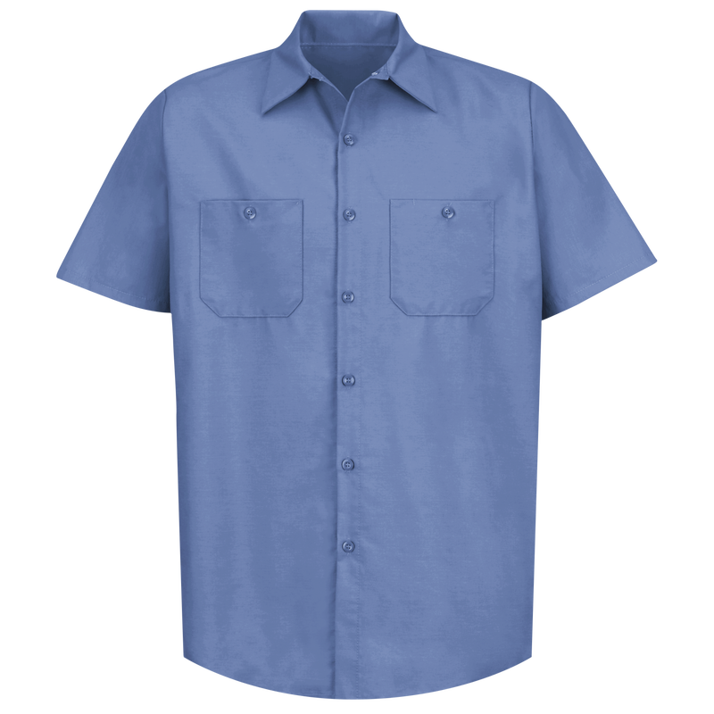 Men's Short Sleeve Industrial Work Shirt image number 1