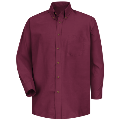 Men's Long Sleeve Poplin Dress Shirt
