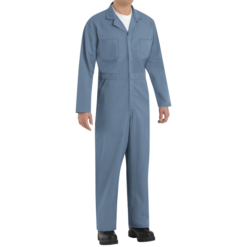 Twill Action Back Coverall with Chest Pockets image number 3