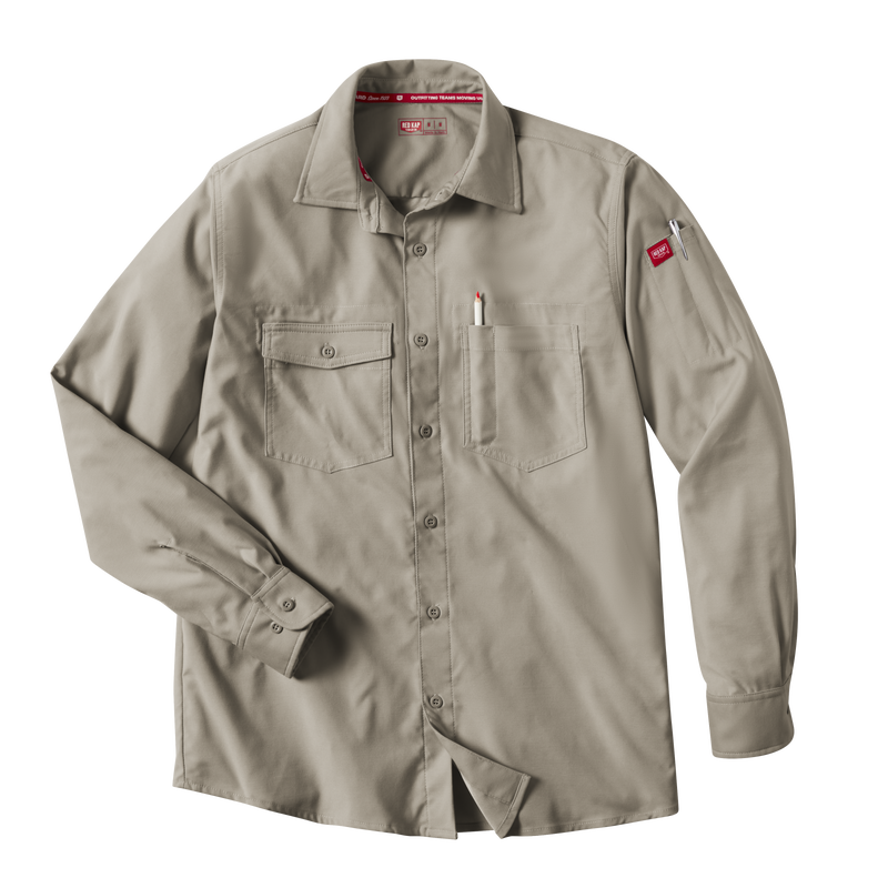 Men's Cooling Long Sleeve Work Shirt image number 16