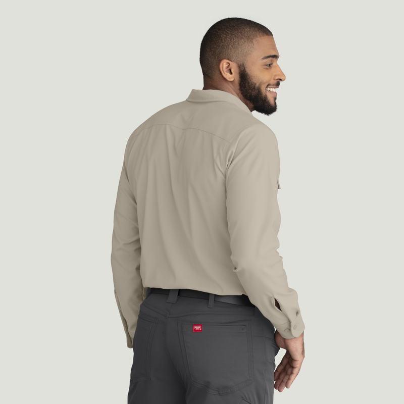 Men's Cooling Long Sleeve Work Shirt image number 2
