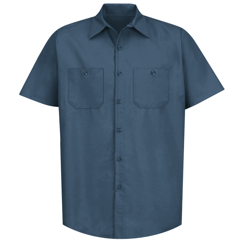 Men's Short Sleeve Industrial Work Shirt image number 1