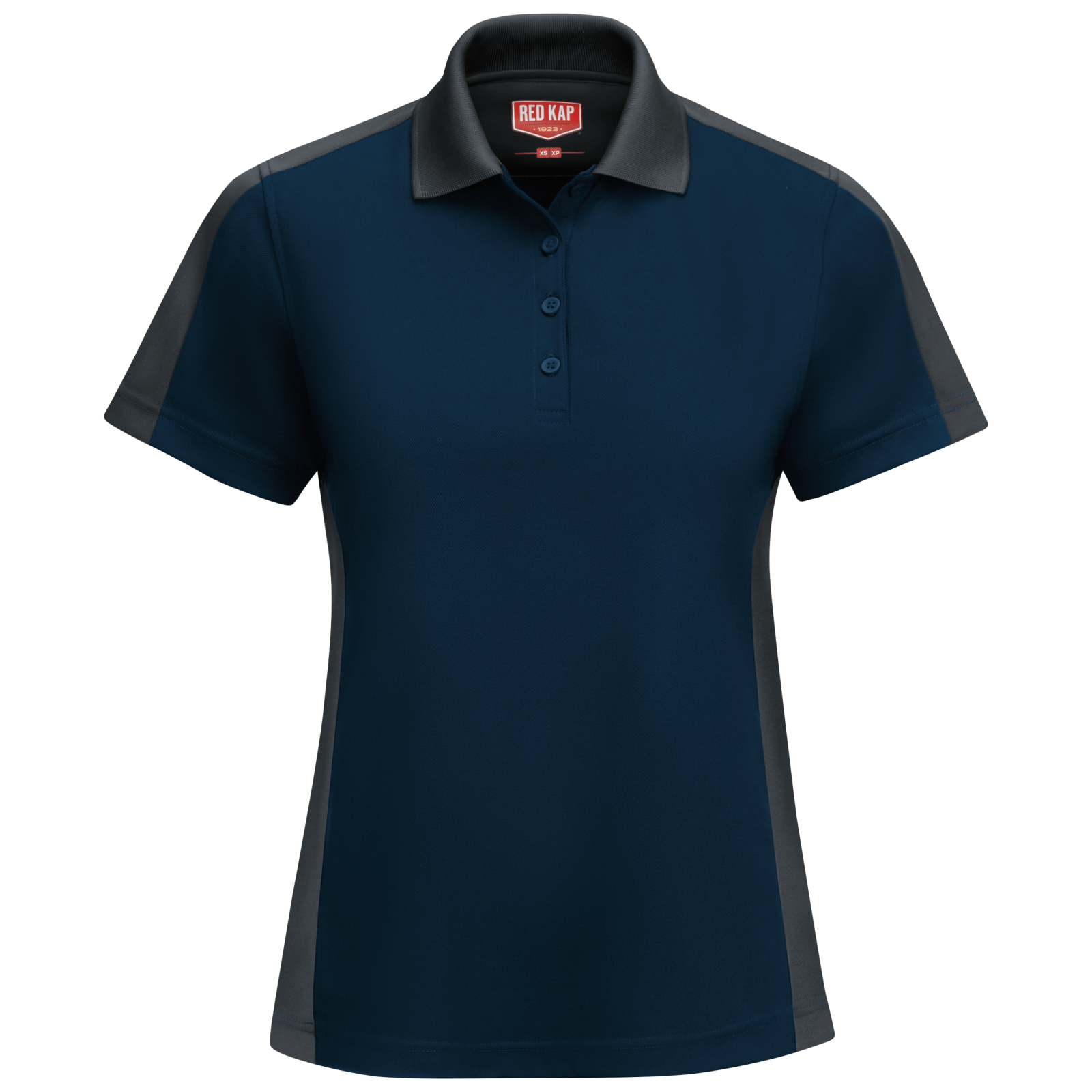 Women's Short Sleeve Performance Knit® TwoTone Polo Red Kap®