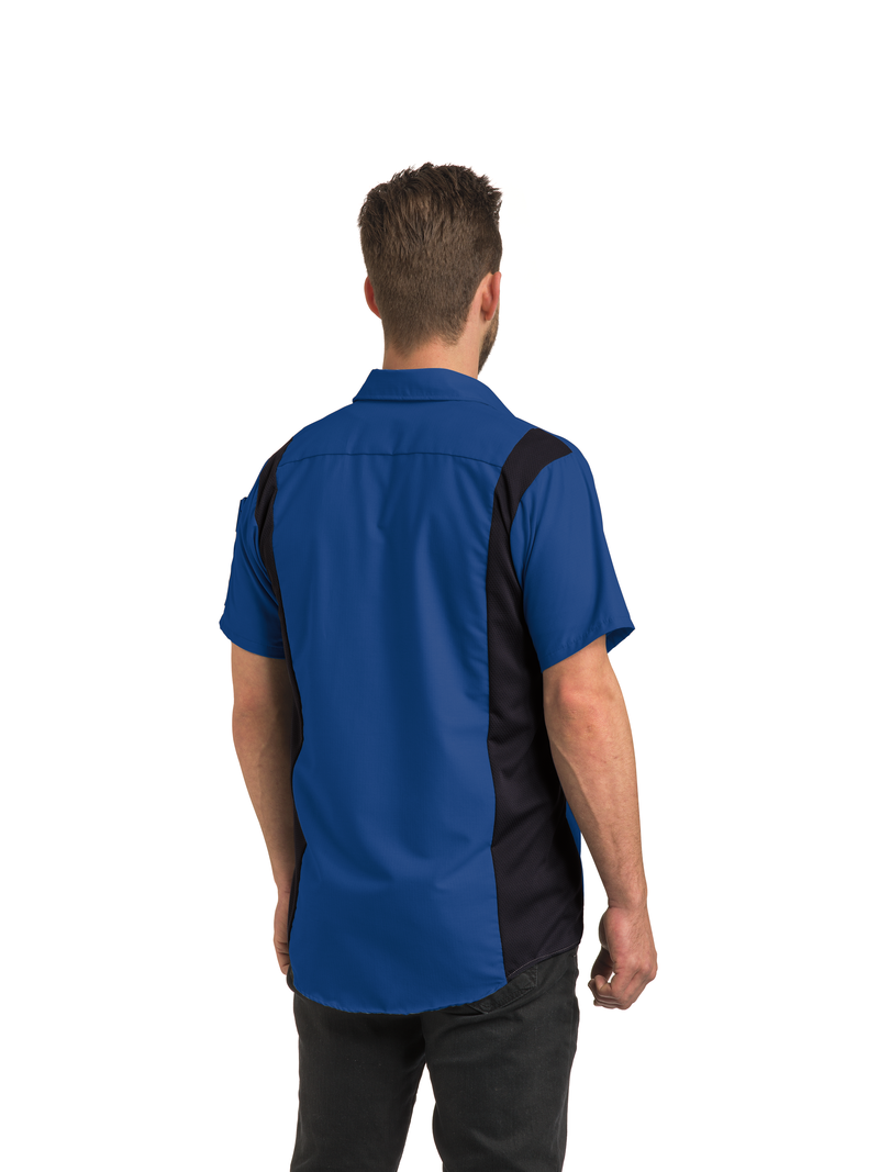 red kap men's performance plus shop shirt with oilblok technology