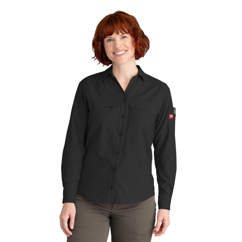 Women's Cooling Long Sleeve Work Shirt image number 4