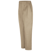 Women's Pleated Twill Slacks | Red Kap®