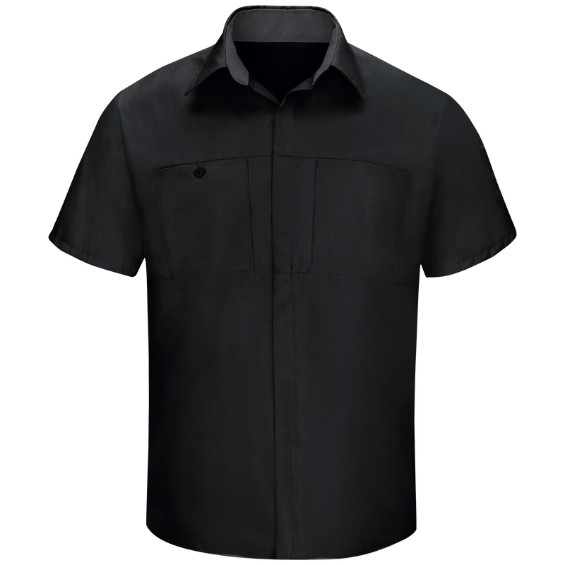 Men's Short Sleeve Performance Plus Shop Shirt With Oilblok Technology image number 0