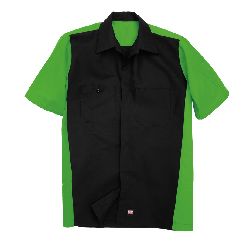 Men's Short Sleeve Two-Tone Crew Shirt image number 4