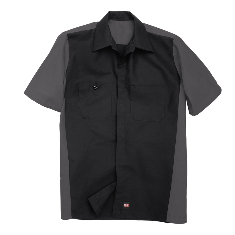 Men's Short Sleeve Two-Tone Crew Shirt image number 6