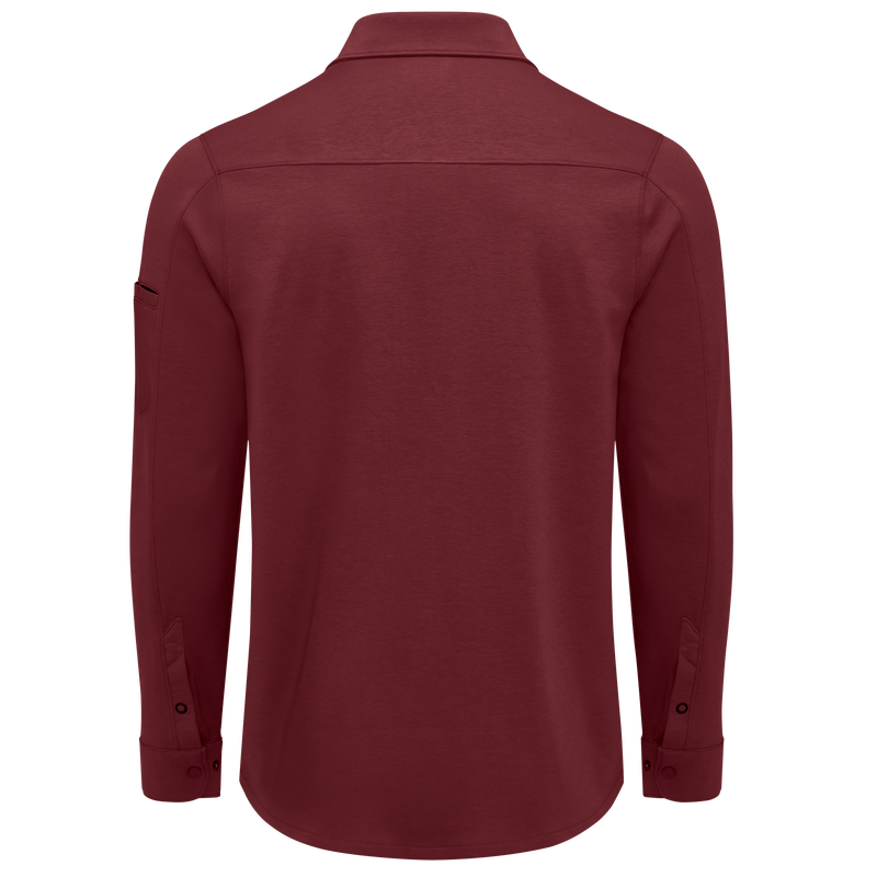 Men's Snap Front Jersey Long Sleeve Work Shirt image number 10