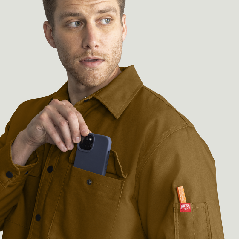 Men's Water Repellent Shirt Jacket image number 17