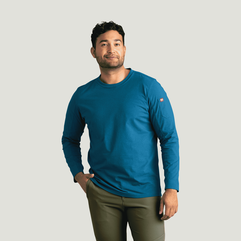 Men's Midweight Long Sleeve Performance Tee image number 5