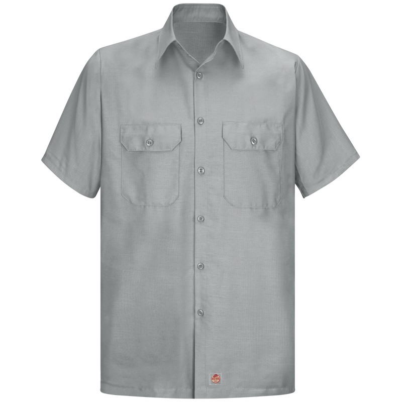 Men's Short Sleeve Solid Rip Stop Shirt image number 1