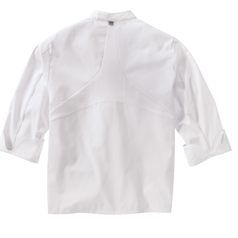 Knot Button Chef Coat with Thermometer Pocket, Red Kap