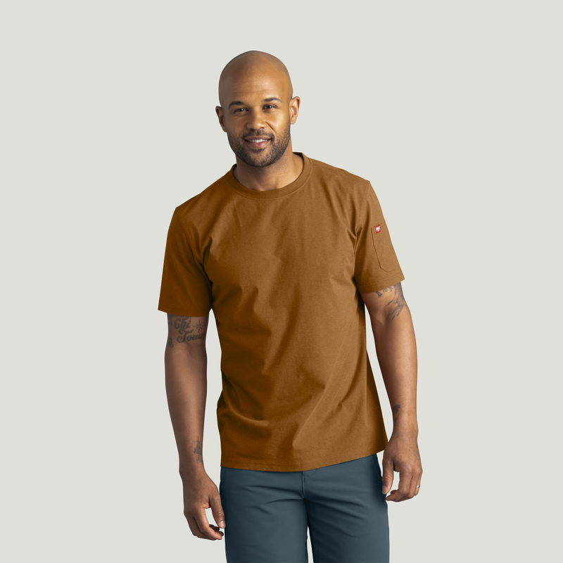 Men's Short Sleeve Midweight Slim Fit Performance Tee image number 1