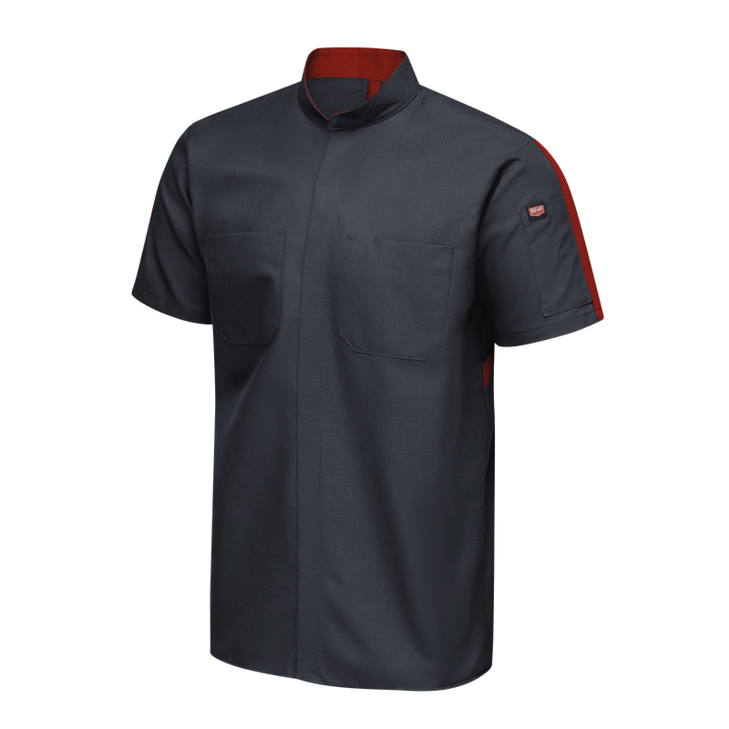 Men's Short Sleeve Two Tone Pro+ Work Shirt with OilBlok and MIMIX™ image number 3