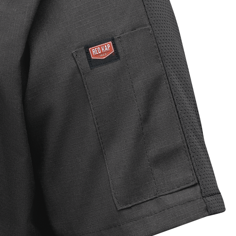 Women's Short Sleeve Performance Pro+ Work Shirt with OilBlok + MIMIX&reg; image number 8