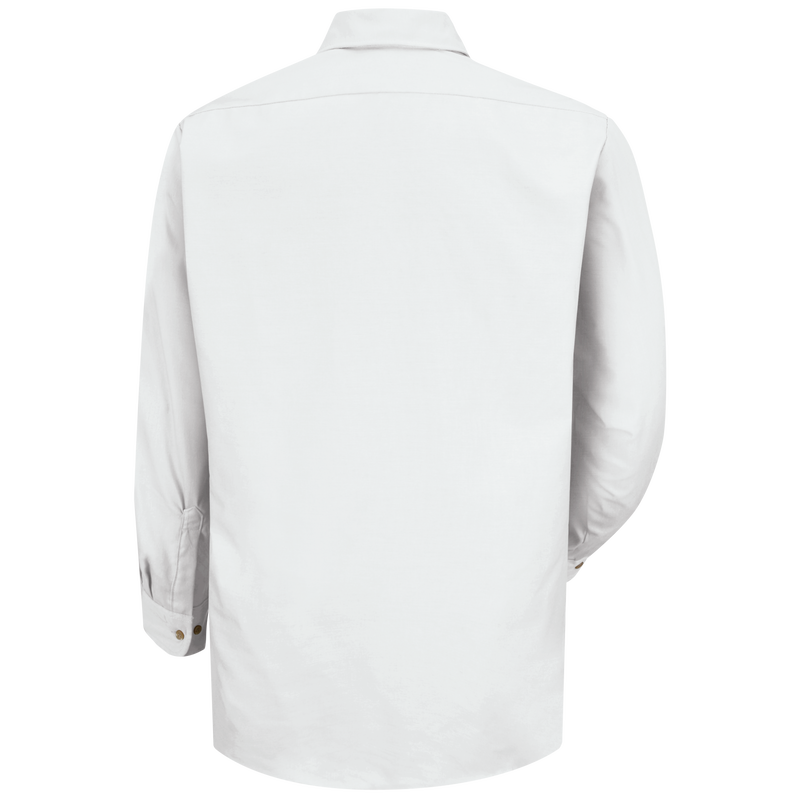 Men's Long Sleeve Solid Dress Uniform Shirt image number 1