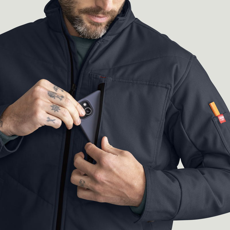 Men's Insulated Quilted Work Jacket image number 18