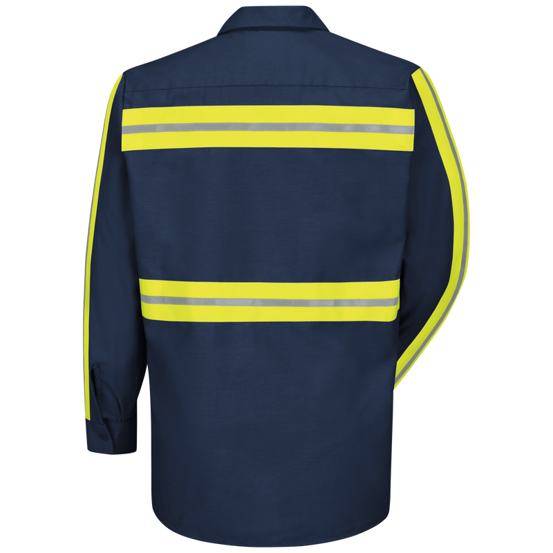 Long Sleeve Enhanced Visibility Industrial Work Shirt image number 1