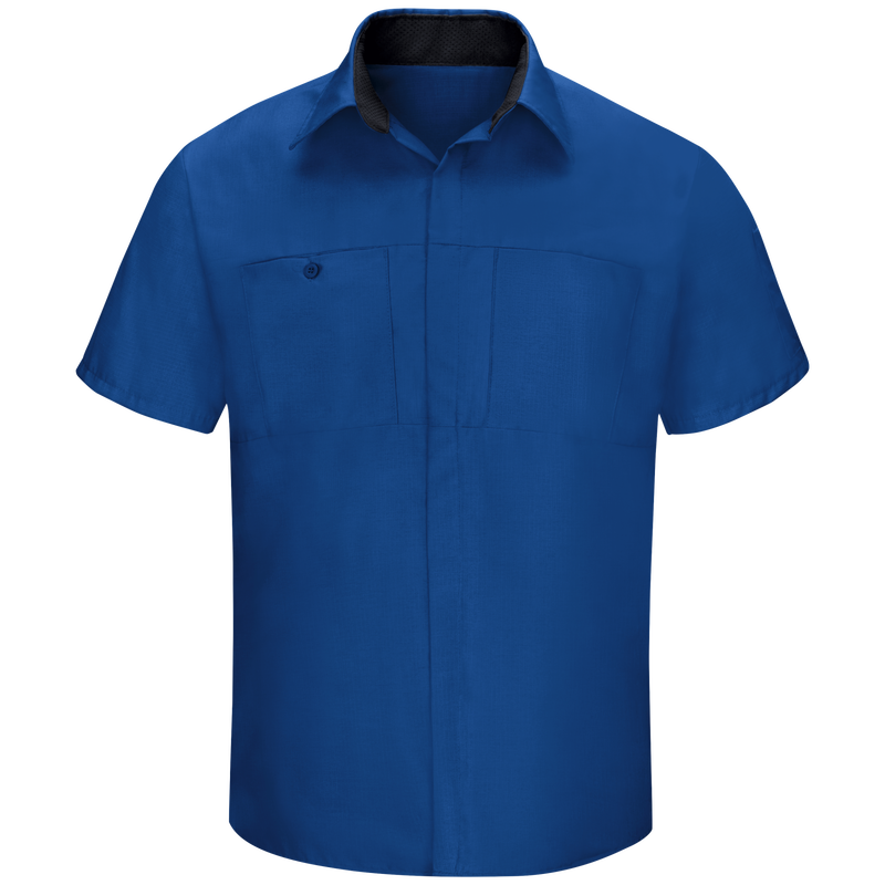 Men's Short Sleeve Performance Plus Shop Shirt With Oilblok Technology image number 0