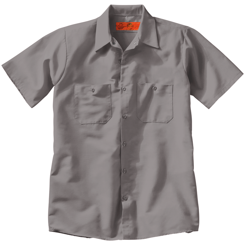Men's Short Sleeve Industrial Work Shirt image number 6