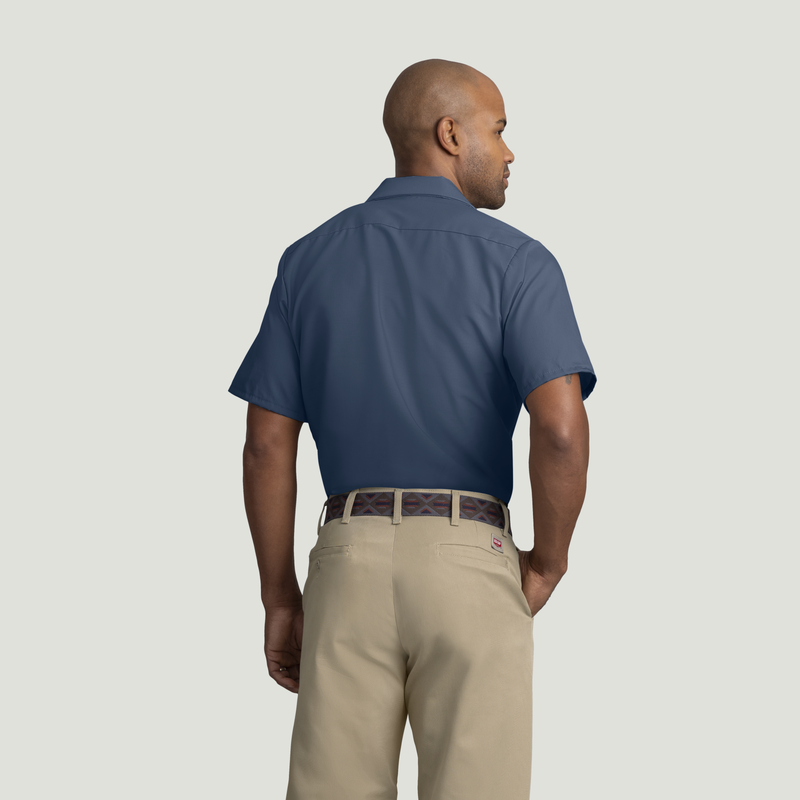 Men's Short Sleeve Industrial Work Shirt image number 2