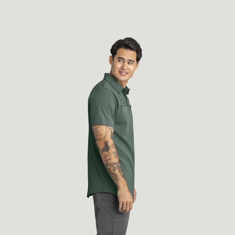 Men's Snap Front Jersey Short Sleeve Work Shirt image number 8