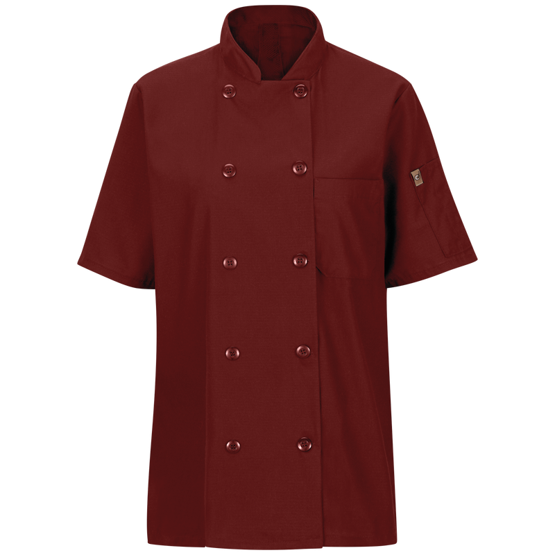 Women's Short Sleeve Chef Coat with OilBlok + MIMIX™ image number 0