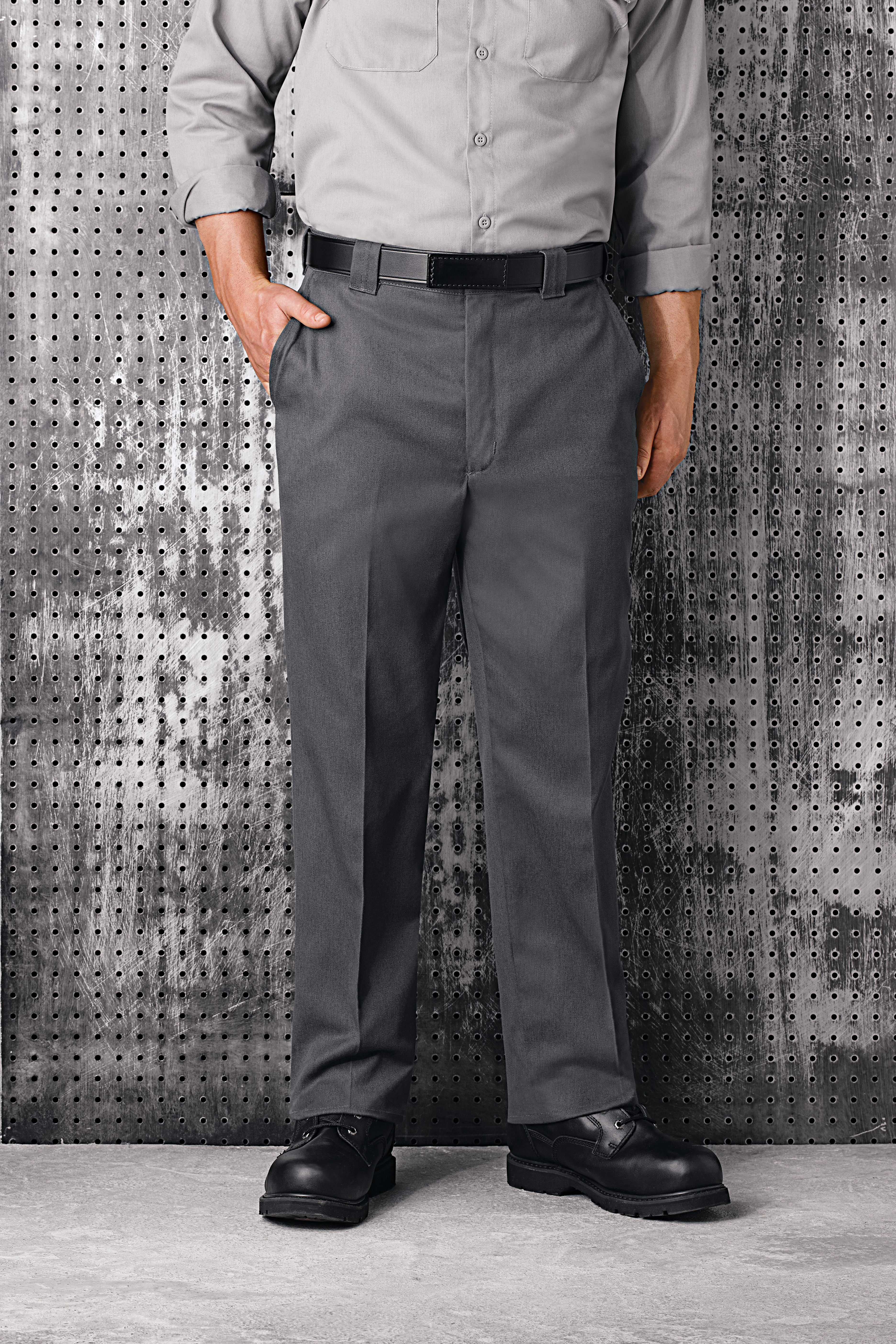 red kap uniform pants