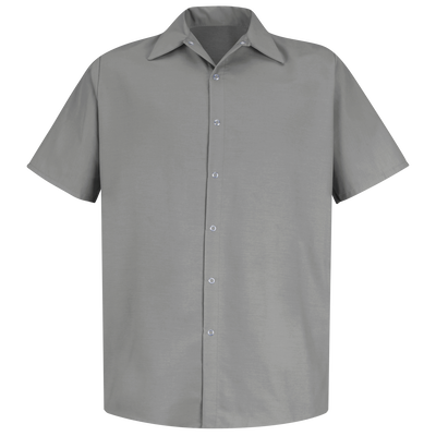 Men's Short Sleeve Specialized Pocketless Work Shirt
