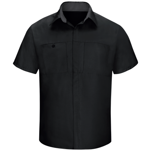Men's Short Sleeve Performance Plus Shop Shirt with OilBlok Technology