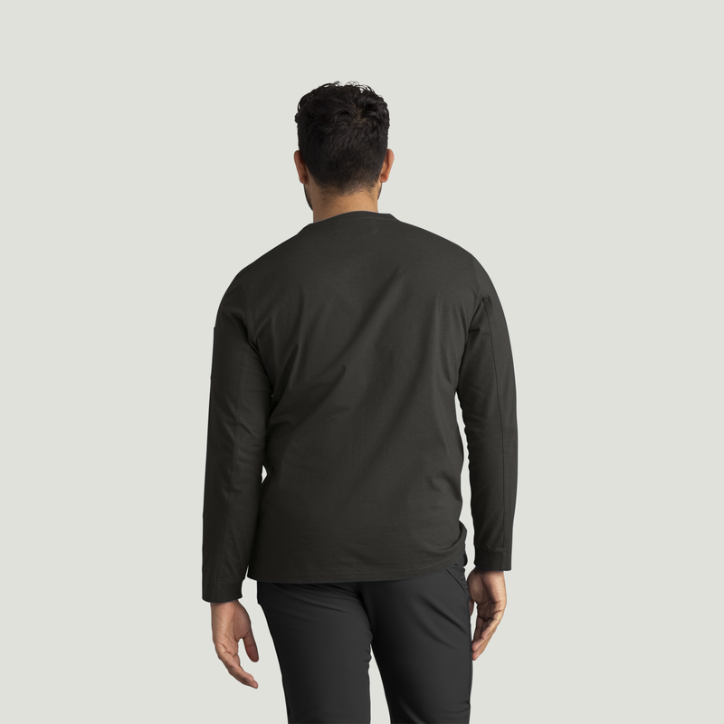 Men's Long Sleeve Midweight Slim Fit Performance Tee image number 6