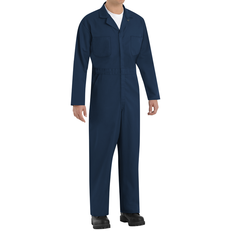 Twill Action Back Coverall with Chest Pockets image number 3