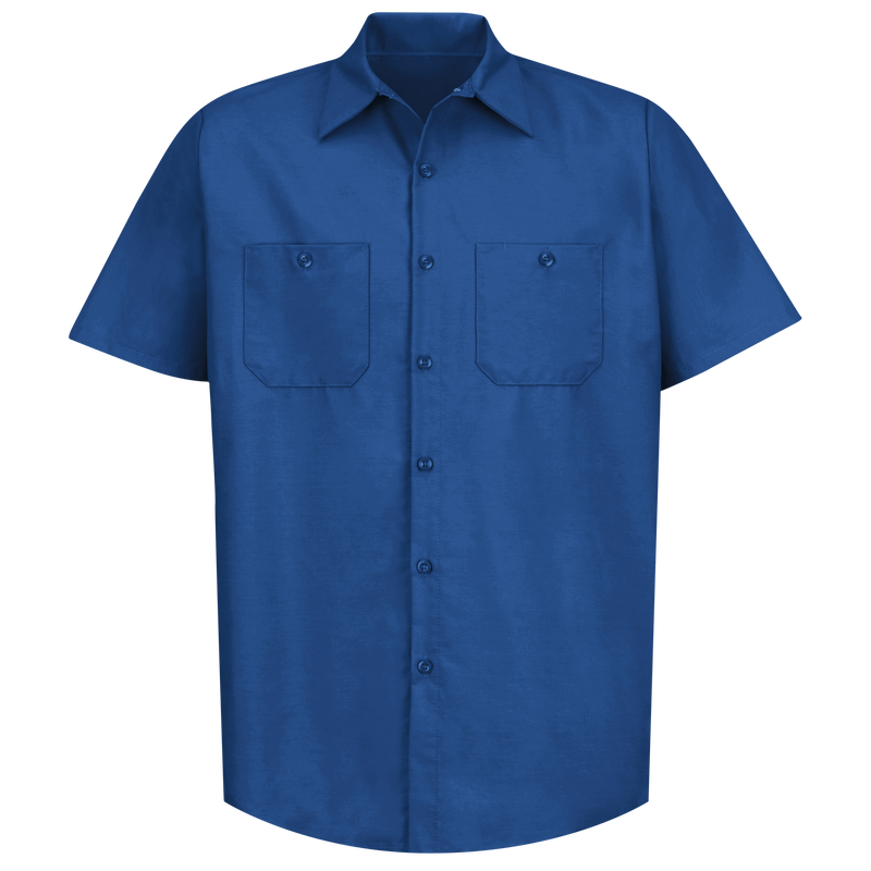 Men's Short Sleeve Industrial Work Shirt image number 1