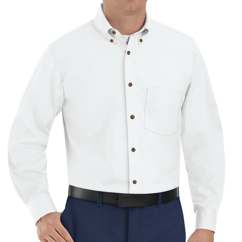 Men's Long Sleeve Poplin Dress Shirt image number 2