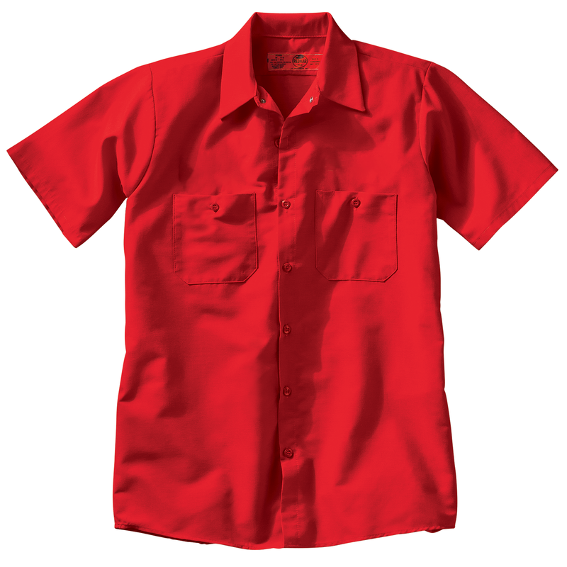 Men's Short Sleeve Industrial Work Shirt image number 5