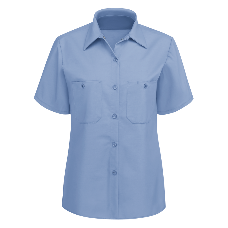 Women's Short Sleeve Industrial Work Shirt image number 0