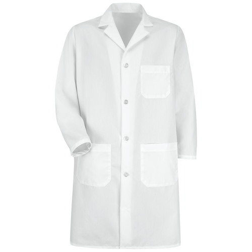 Men's Button-Fron Lab Coat