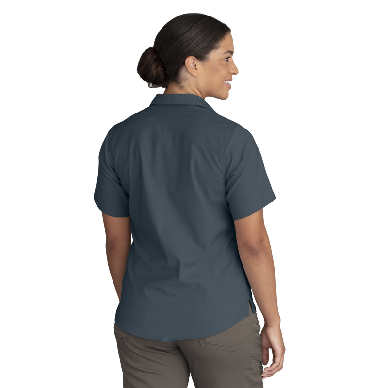 Women's Cooling Short Sleeve Work Shirt image number 7
