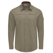 Men's Snap Front Jersey Long Sleeve Work Shirt