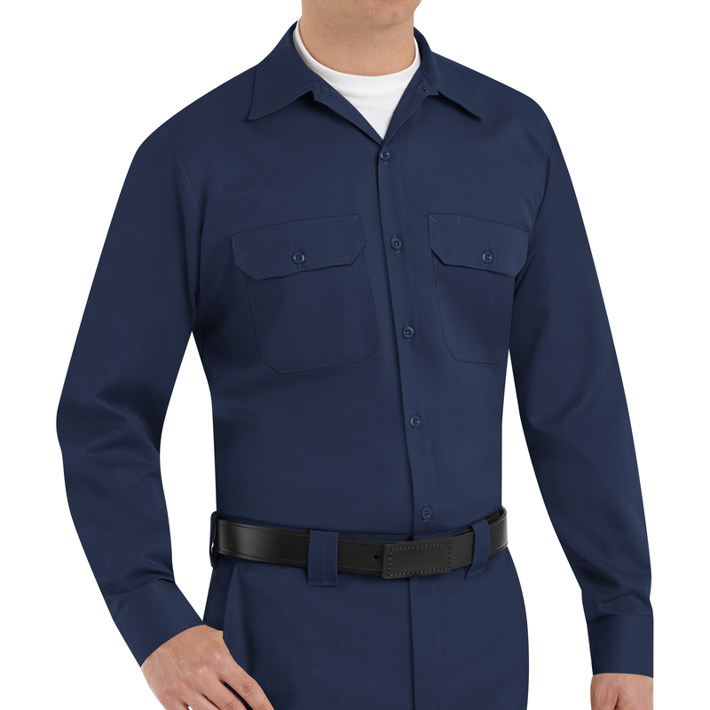 Men's Long Sleeve Utility Uniform Shirt image number 2