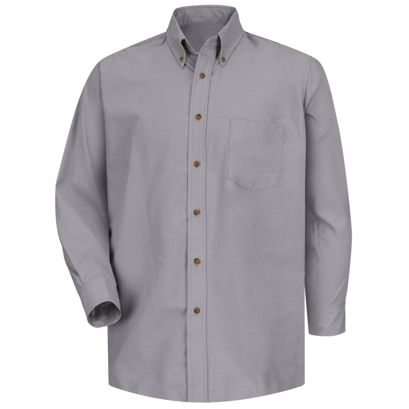 Men's Long Sleeve Poplin Dress Shirt image number 1