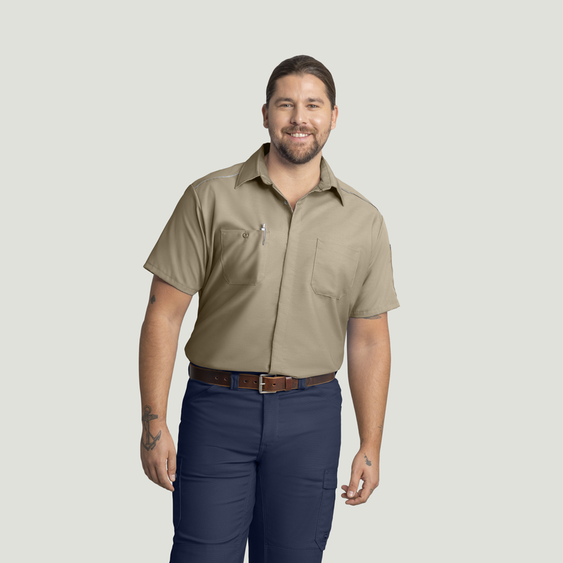 Men's Short Sleeve Pro Airflow Work Shirt image number 1